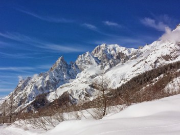 Vista Monte Bianco da Val Ferret - ©